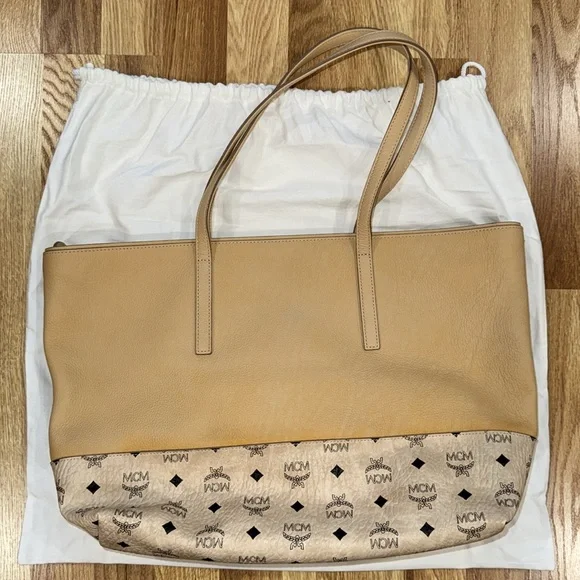 MCM leather tote bag - Picture 2 of 8